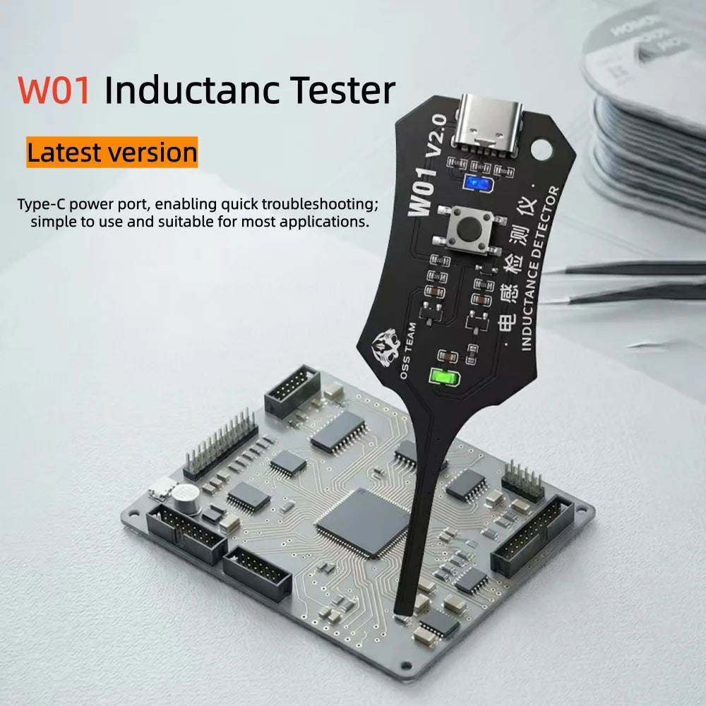 Inductance Tester – Motherboard Coil Fault Detector, Type-C