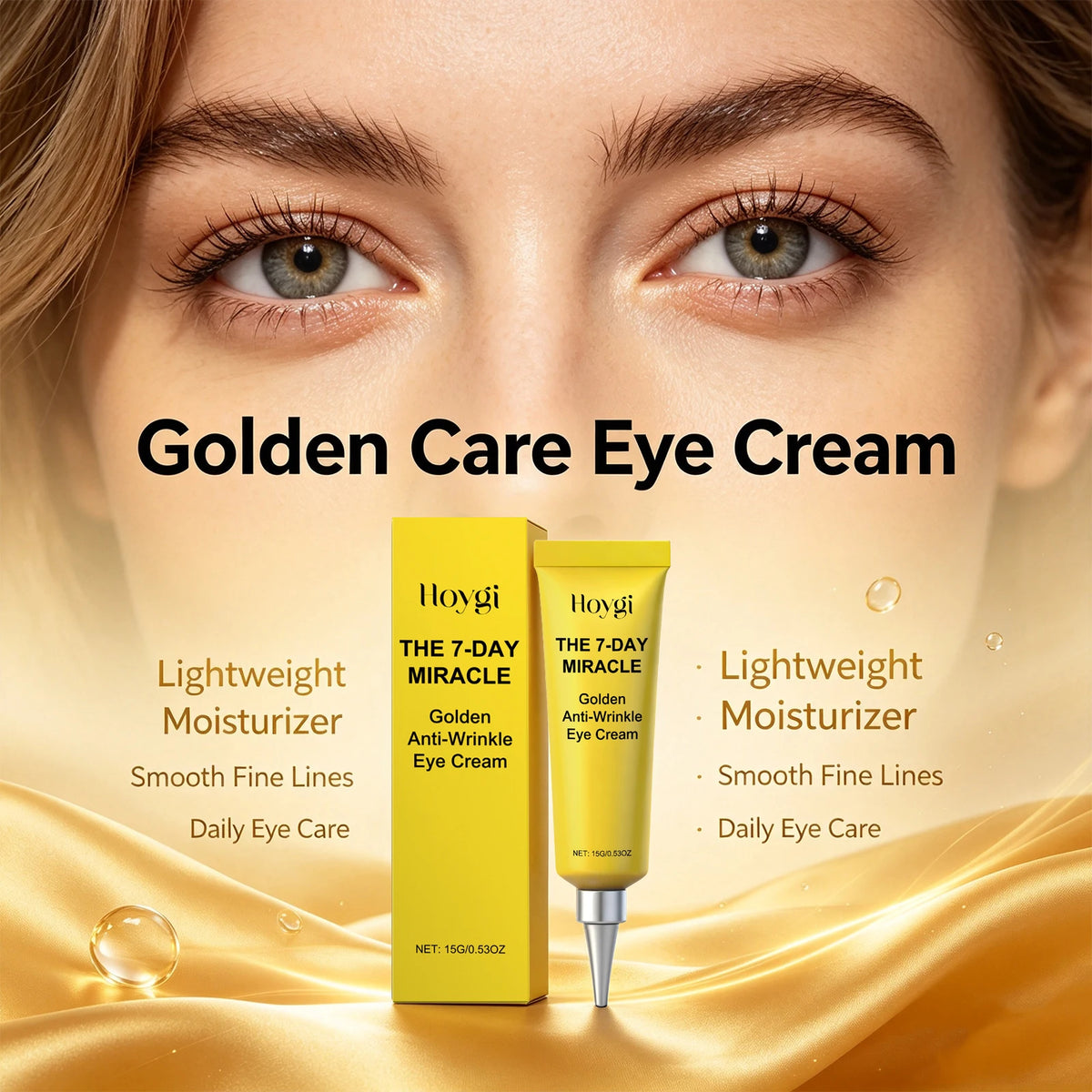 Hoygi Golden Eye Cream – Firm, Brighten & Moisturize