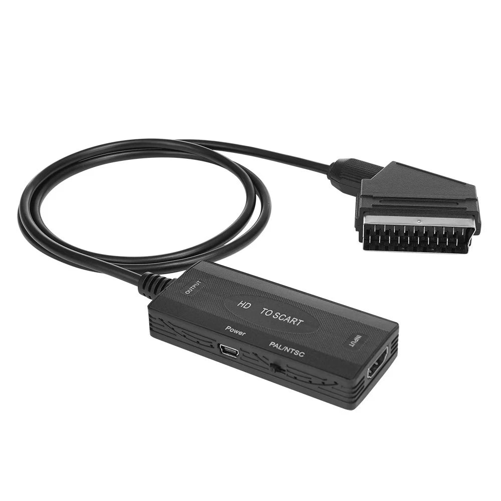 HDMI to SCART Converter Adapter – 1080P HD Video Output