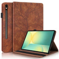 Samsung Galaxy Tab S10 Lite Case Embossed Flip Wallet Stand 10.9"