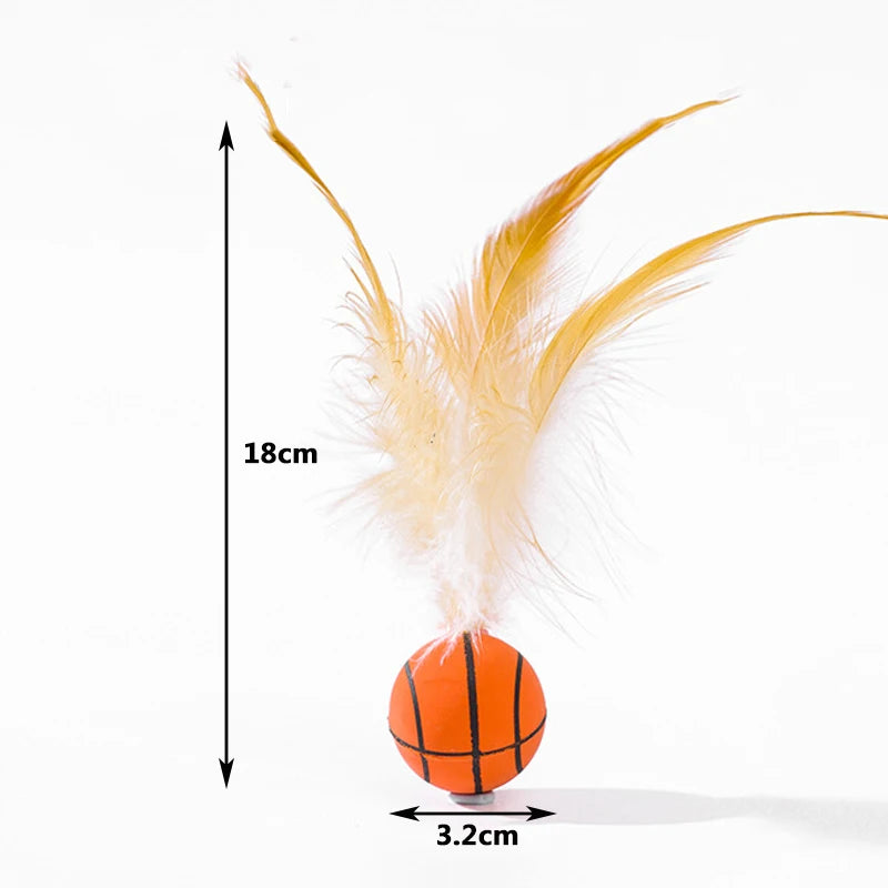 Silicone Elastic Cat Toy Balls – Grip, Bite & Play