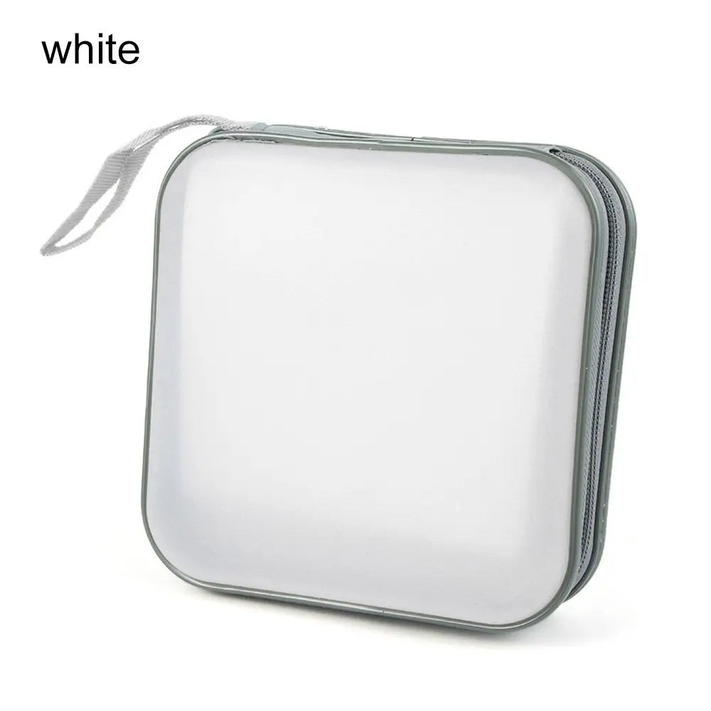 40-Disc Portable CD DVD Wallet Organizer Case | Hard Box
