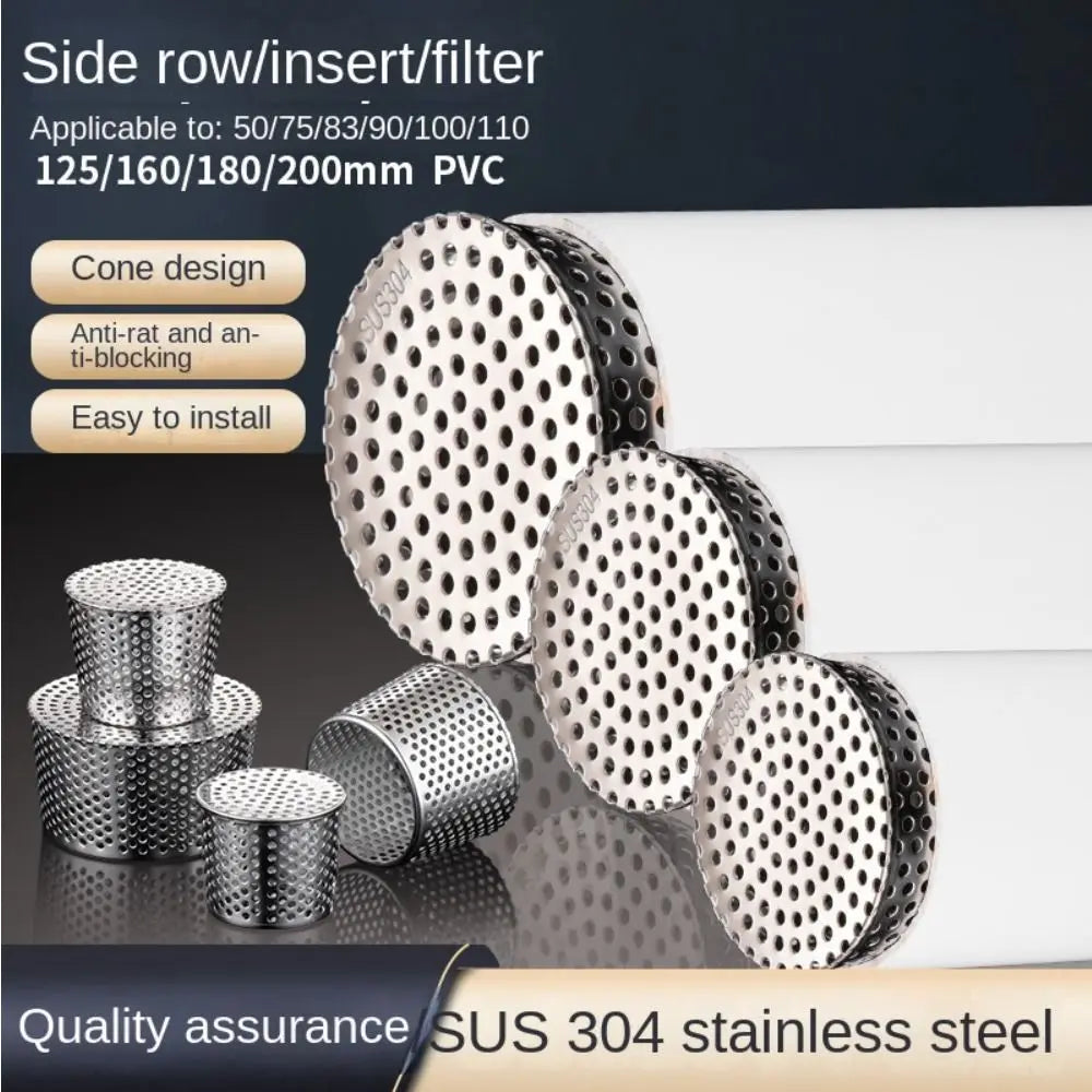 Stainless Steel Round Floor Drain Cover – Anti-Block & Rodent