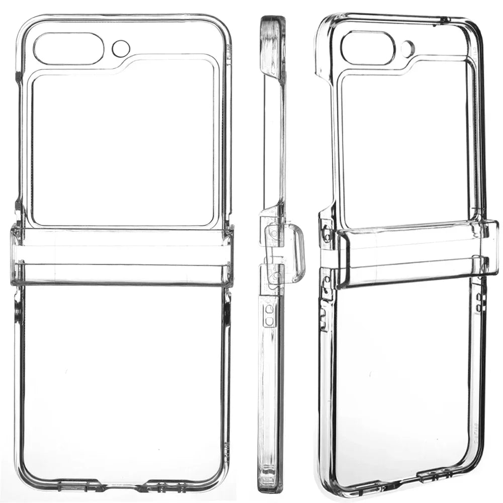Clear PC Case Samsung Galaxy Z Flip 5 – Slim Shockproof Cover