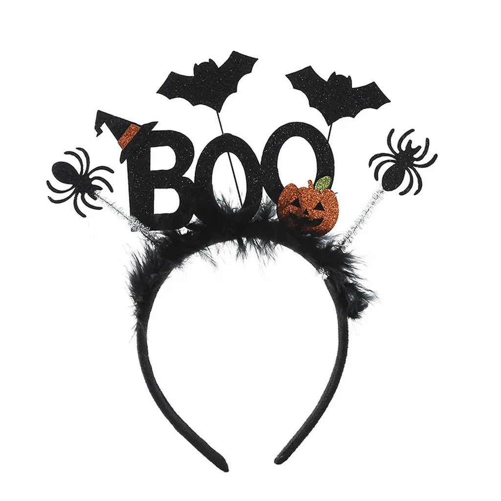 Halloween Headband – Ghost, Bat & Pumpkin Hair Accessory