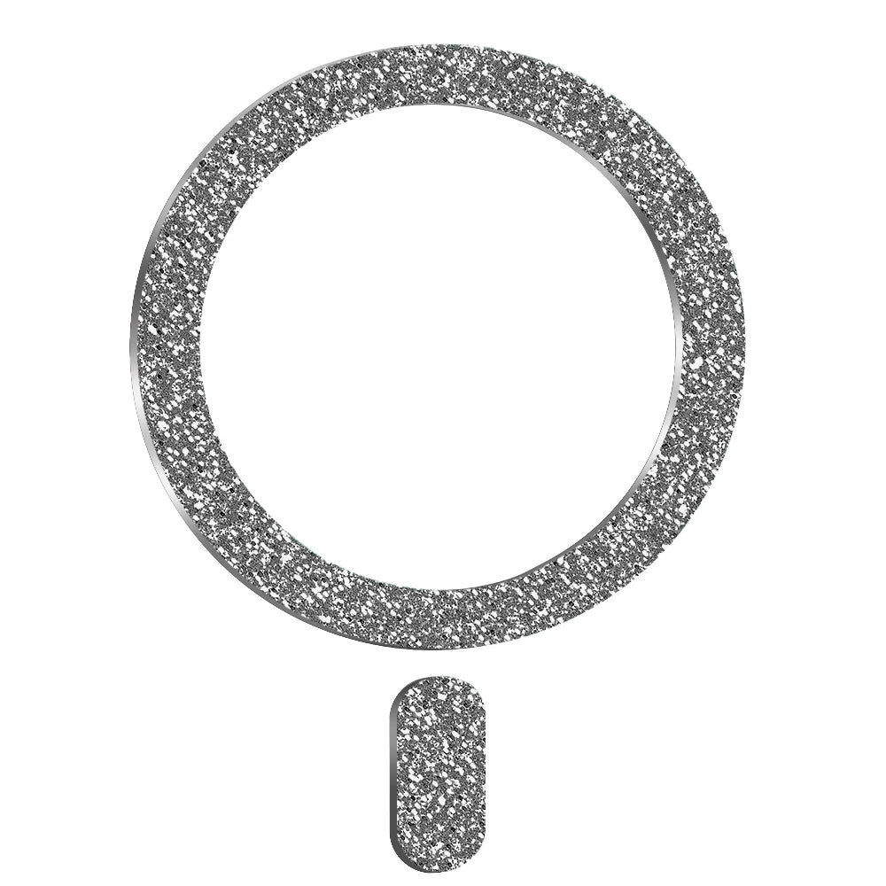 Glitter Magnetic Metal Ring Plate for MagSafe iPhone & Android