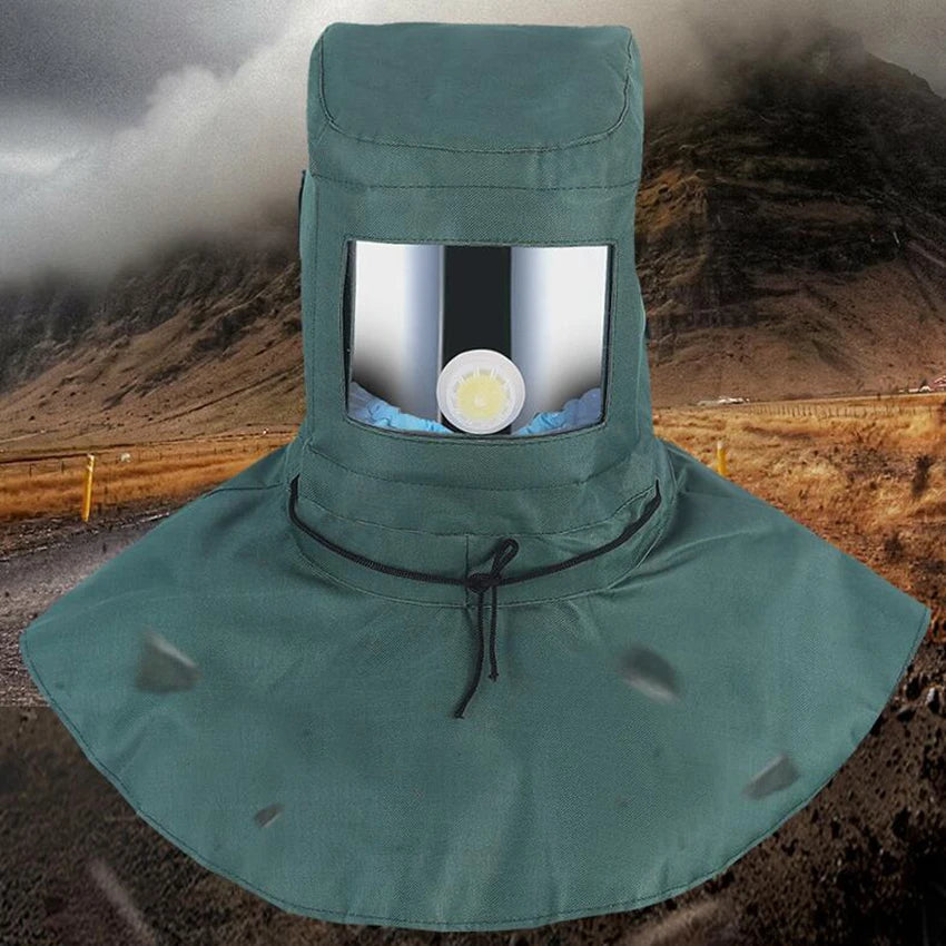 Full Face Protective Hood – Breathing Valve & PC Lens