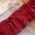 French Pearl Pleated Lace Trim | Ruffled Edging for DIY Crafts