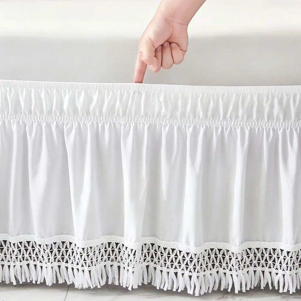 Solid Color Bed Skirt – Fade & Wrinkle Resistant Polyester