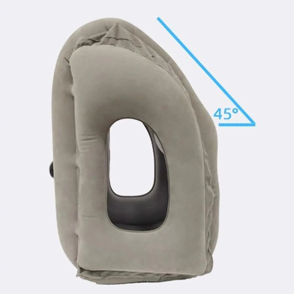 Inflatable PVC Neck Travel Pillow – Flight, Car & Office Nap