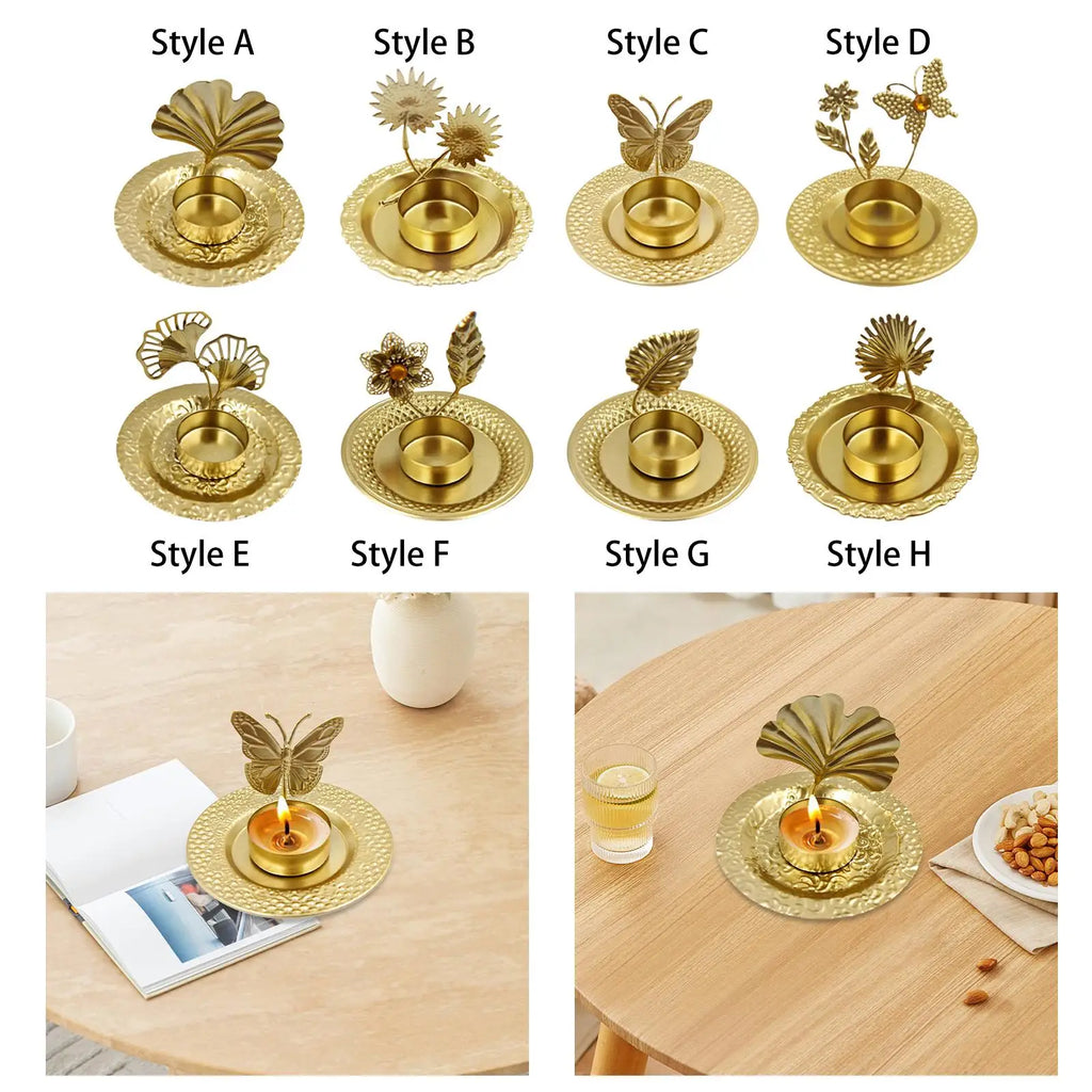 Iron Pillar Candle Holder – Wedding & Tabletop Centerpiece