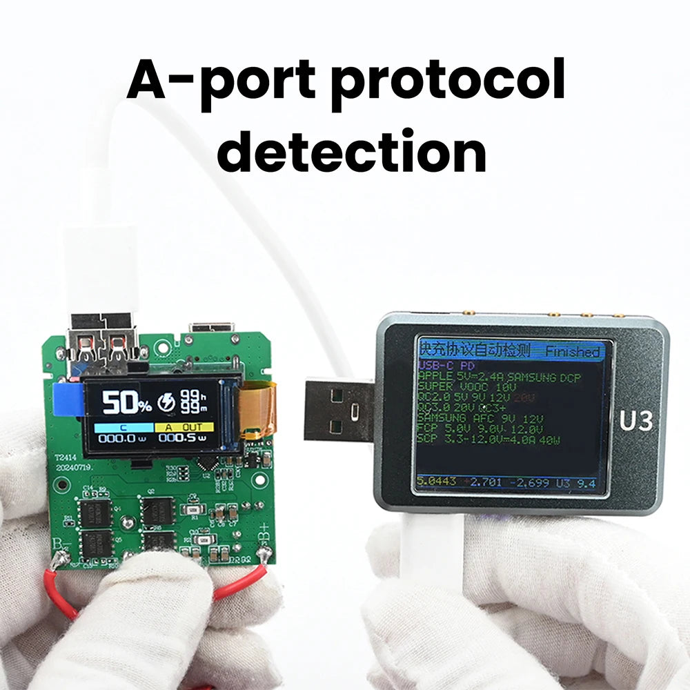 PD 100W Power Bank DIY Module – 4S BMS TFT Colour Display