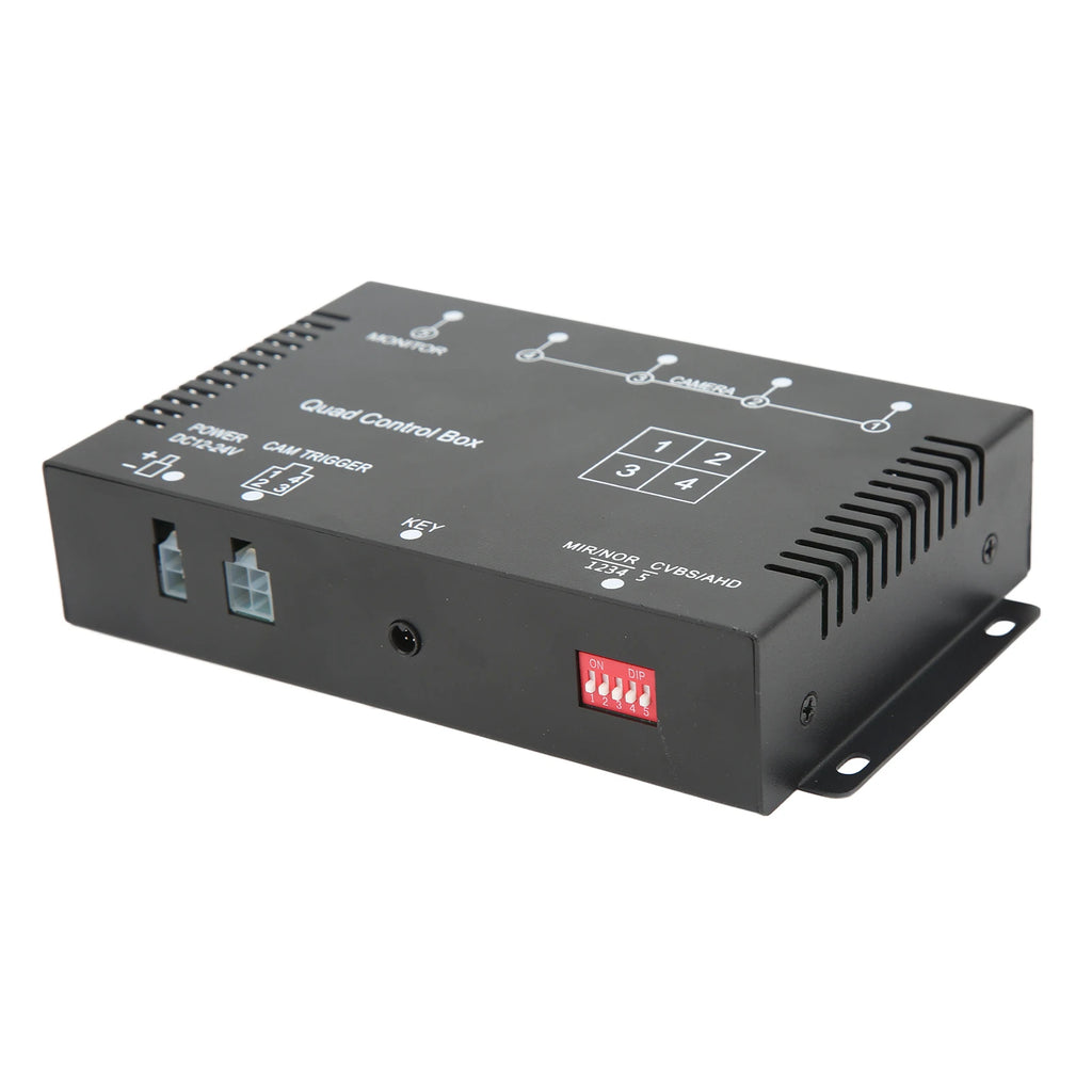 4-Channel 1080P AHD Video Splitter for RV Truck Bus Trailer
