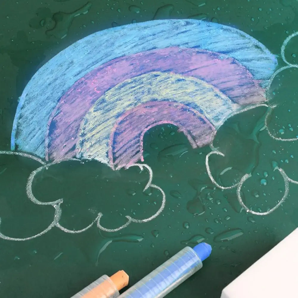 Dustless Colored Water-Soluble Chalk Set – Erasable, 6–48 Pcs
