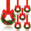 Mini Christmas Wreath with Red Berries | Festive Holiday Decor