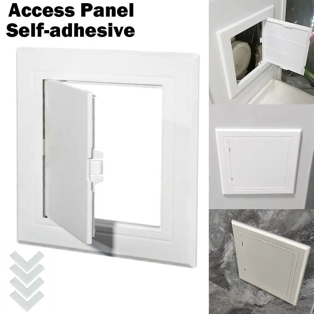 White Hinged Access Panel Door – Self-Adhesive Inspection Hatch