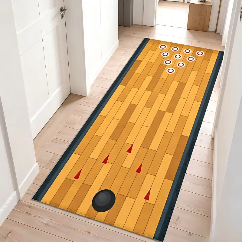 Kids Game Play Rug – City Road & Railway Track Design Mat