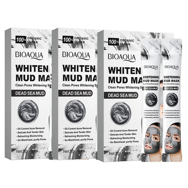 LAIKOU Vitamin C & Cucumber Clay Face Masks – 30-Pack