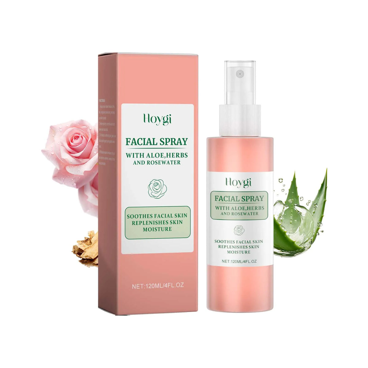 Hoygi Rose Toner Spray – Vitamin C Brightening Face Essence