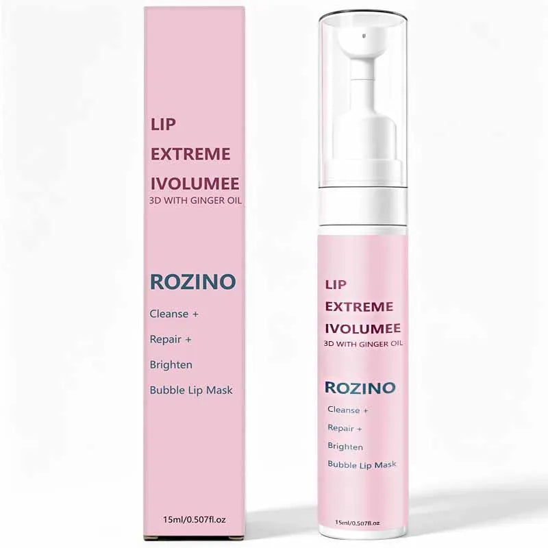 ROZINO 3D Bubble Lip Mask – Plumping, Cleansing & Brightening