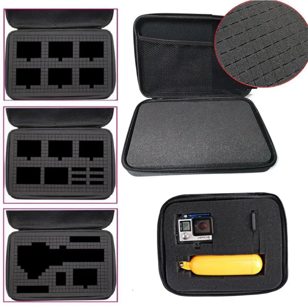 Shockproof Action Camera Case – Foam Storage Box | S/M/L
