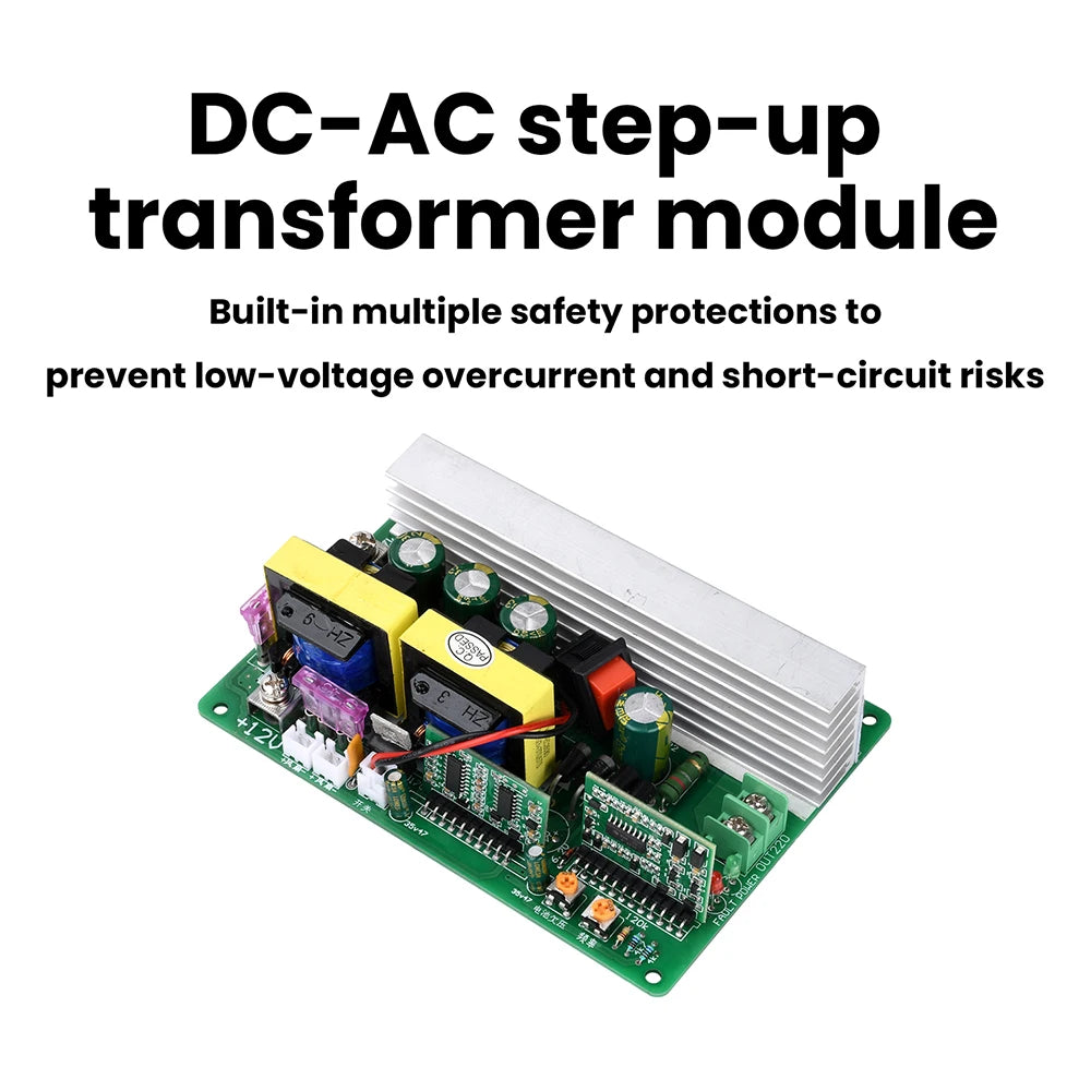 500W DC-AC Inverter Module 12V to 220V Pure Sine Wave