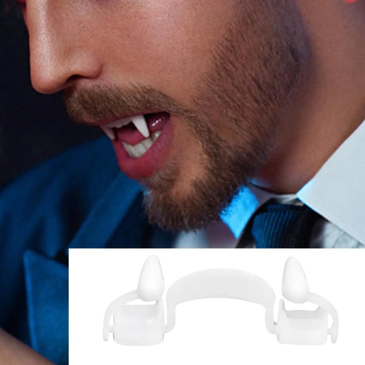Halloween Retractable Vampire Fangs – Zombie Cosplay Prop