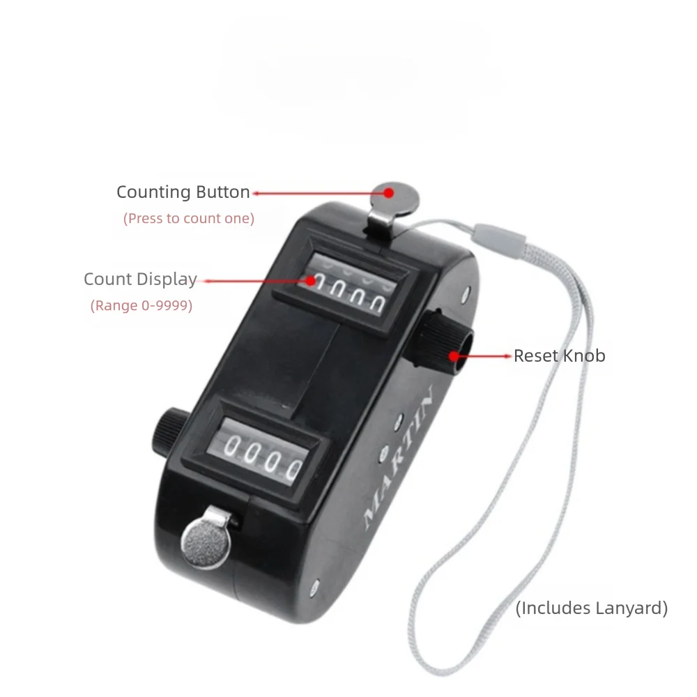 Portable Bidirectional Hand Counter – Golf Score Keeper