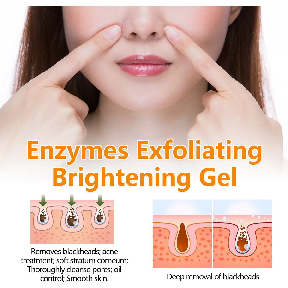 Hoygi Exfoliating Peeling Gel – Pore Tightening & Blackhead Remover