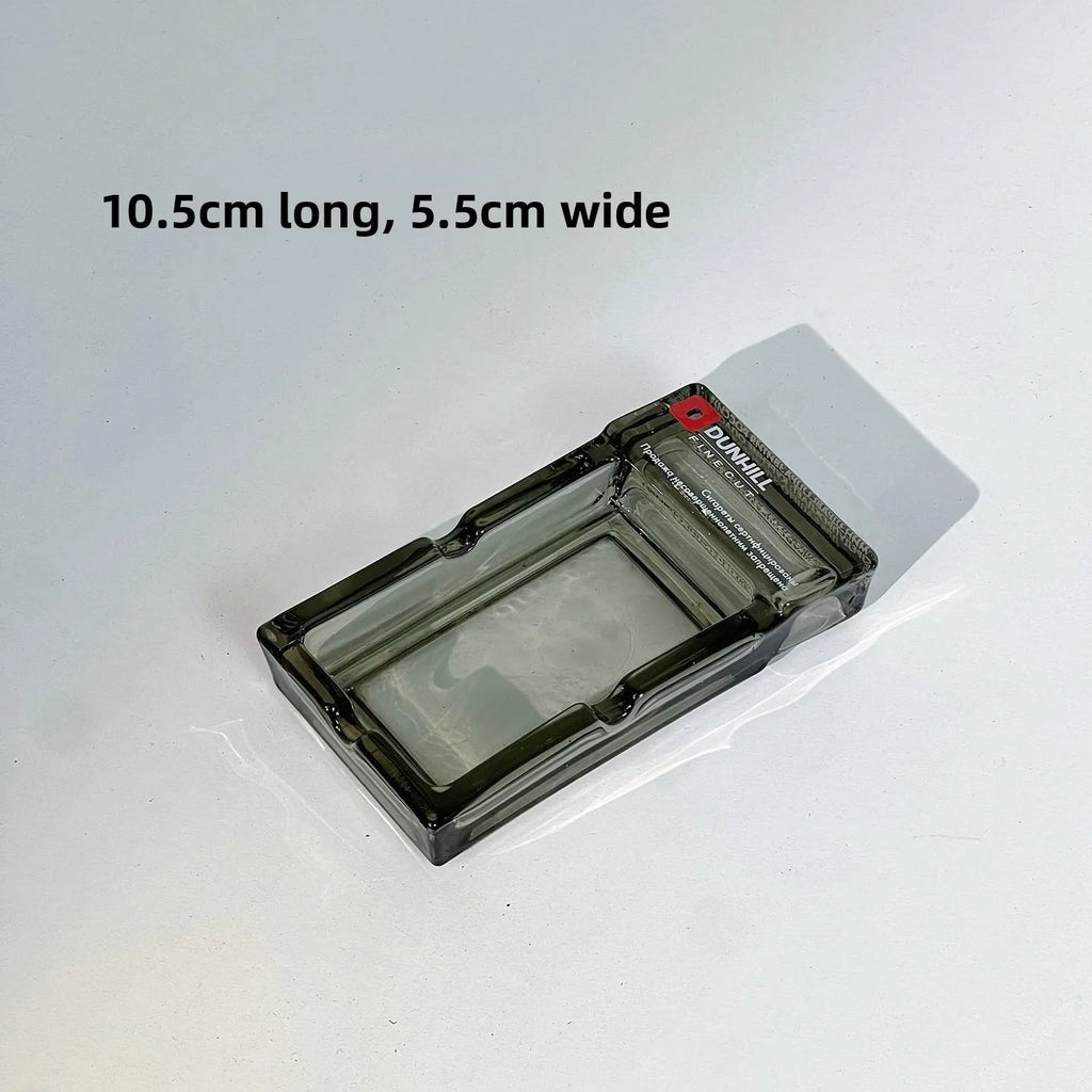 Mini Transparent Glass Ashtray | Cigarette Accessory & Gift