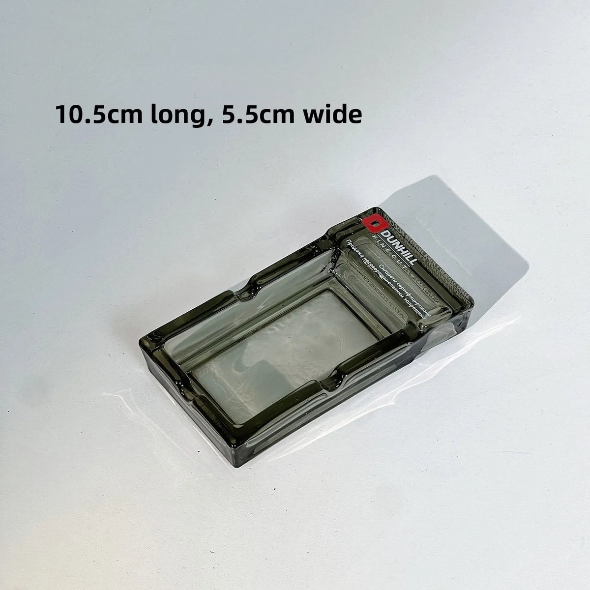 Mini Transparent Glass Ashtray | Cigarette Accessory & Gift
