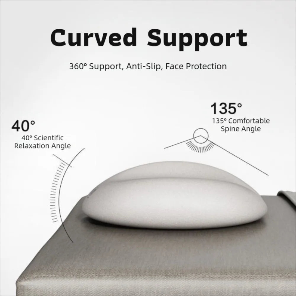 Memory Foam Face Pillow with Hole – Spa Head Rest Cushion