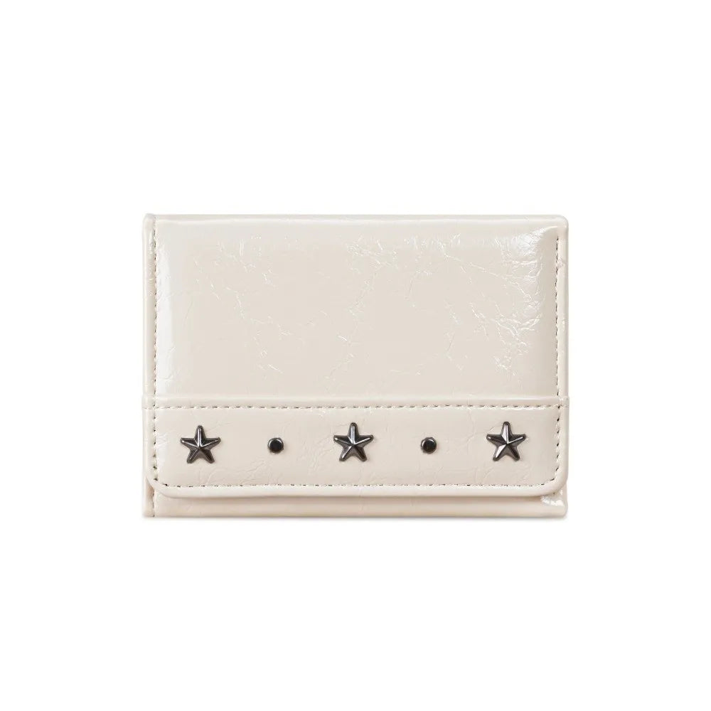 Women's Vintage Trifold PU Leather Wallet – Slim & Compact