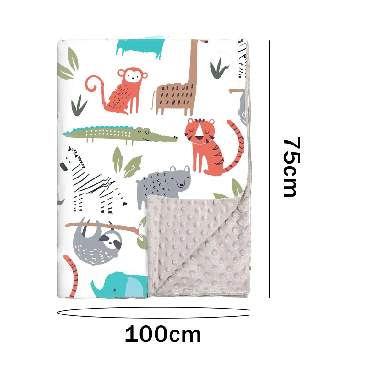 Warm Flannel Baby Swaddle Blanket – Newborn to Toddler