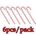 6-Pack Candy Cane Christmas Tree Ornaments | Holiday Decor