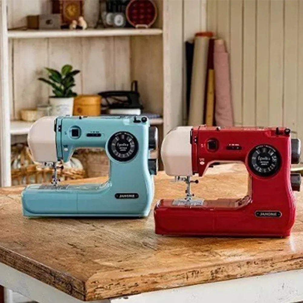 Mini Sewing Machine Ornament – Plastic Decorative Model Figurine