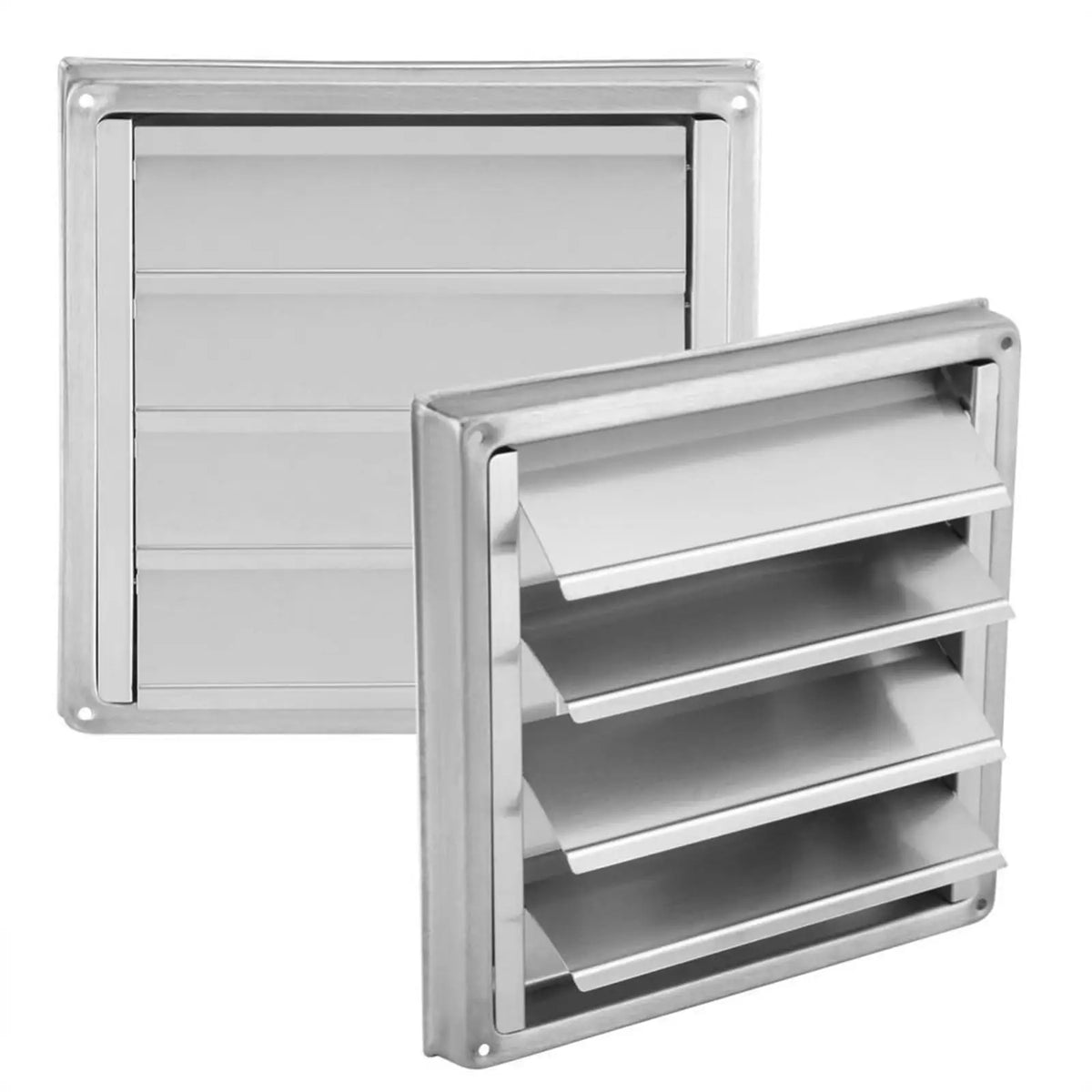 Stainless Steel Dryer Vent Cover | Louver Air Vent Hood 3 Sizes