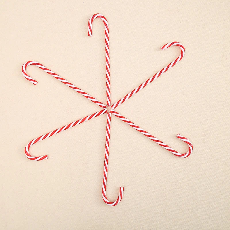 6-Pack Candy Cane Christmas Tree Ornaments | Holiday Decor