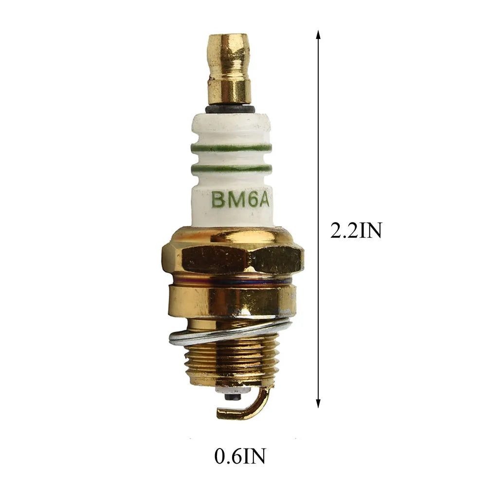 BM6A Spark Plug for Chainsaw, Lawn Mower & Grass Strimmer