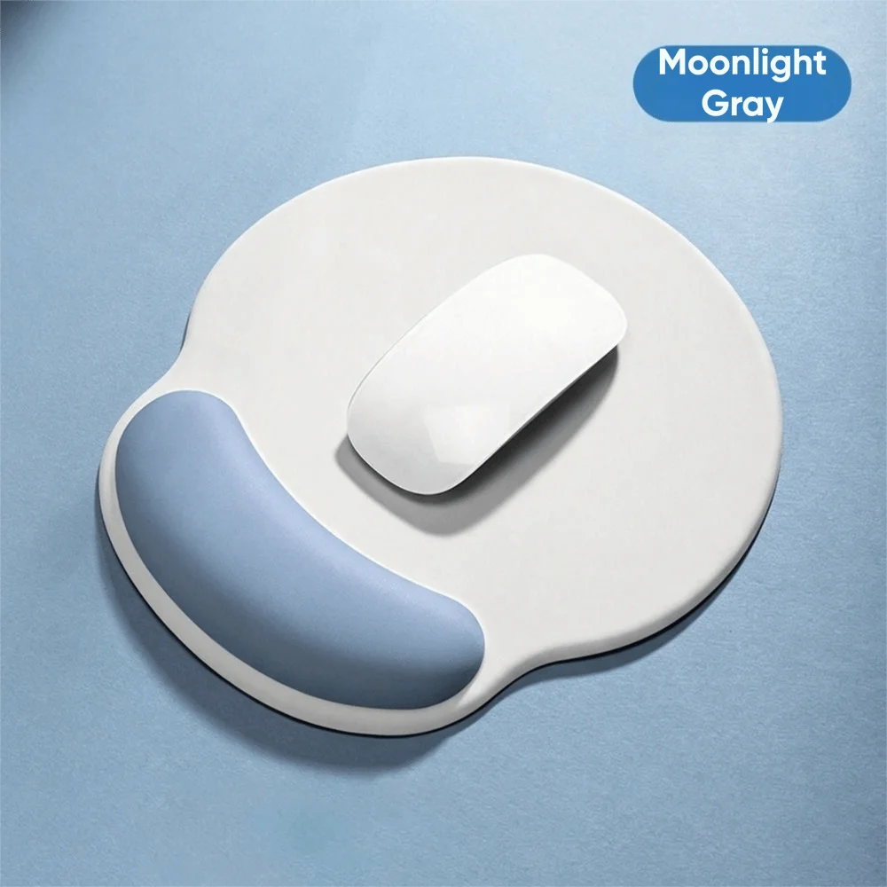 Gradient Mouse Pad with Wrist Rest & Non-Slip Rubber Base