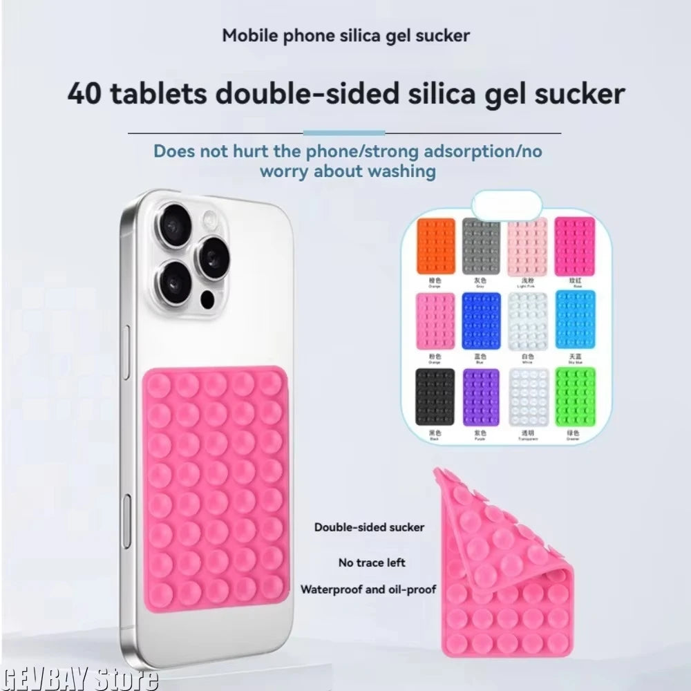 Silicone Suction Cup Phone Stand – Hands-Free Grip Pad