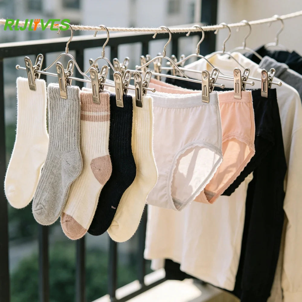 20-Pack Stainless Steel Clothespins | Wind-Resistant Clothes Pegs