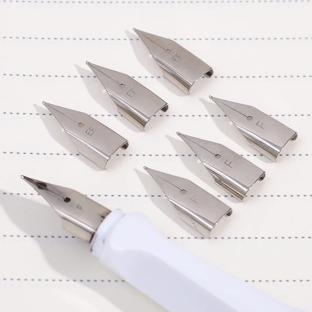 Fountain Pen Replacement Nibs EF 0.38mm & F 0.5mm – 5/10/20 Pack