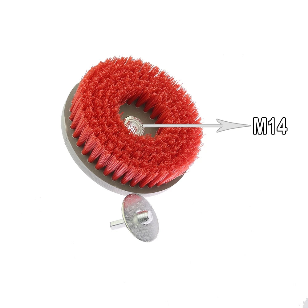 M14 Round Disc Cleaning Brush 6"/7" – Nylon Floor Scrubber