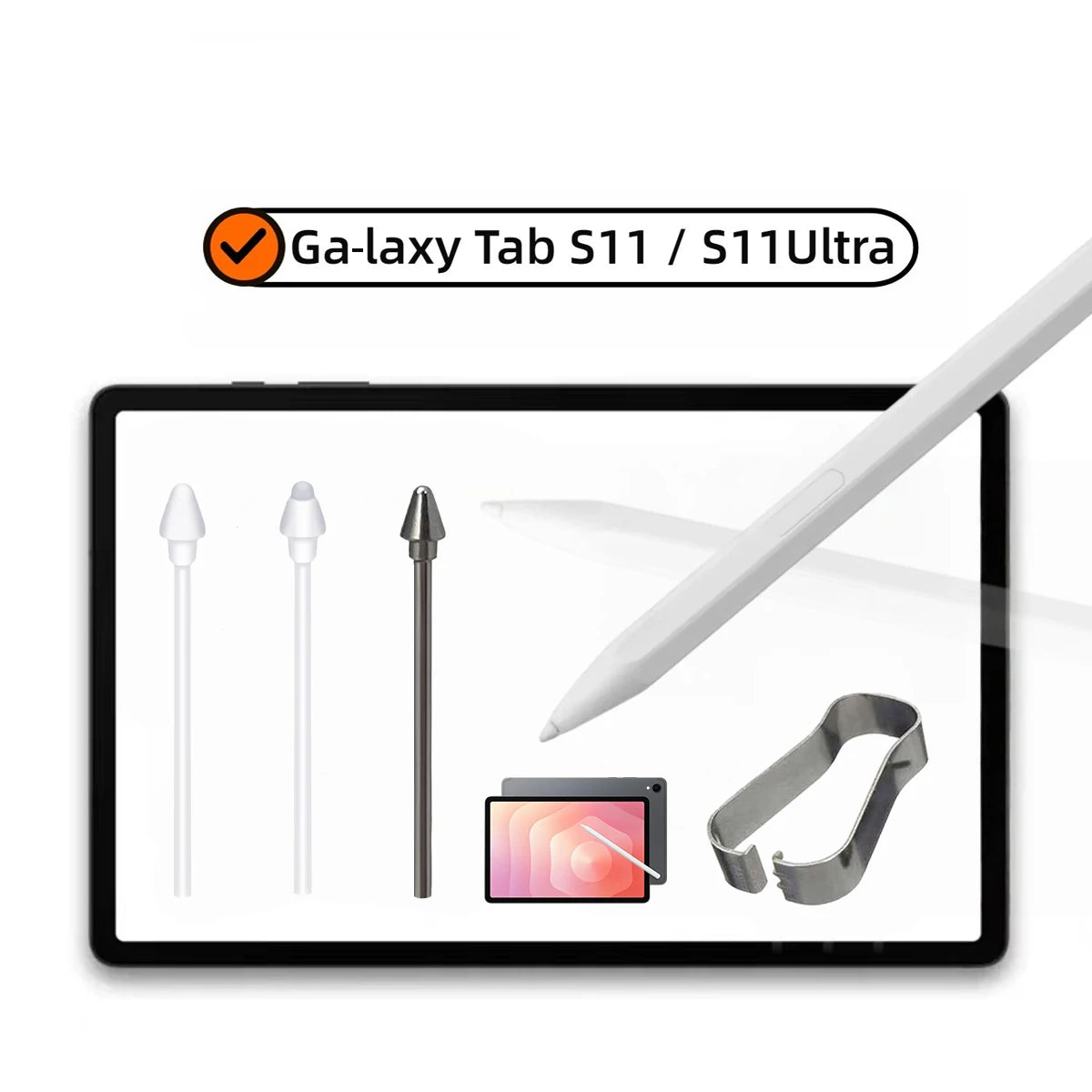Samsung S Pen Replacement Tips & Tweezer – Tab S11/S11 Ultra