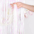 Candy-Color Rainbow Rain Curtain | Birthday Party Photo Backdrop