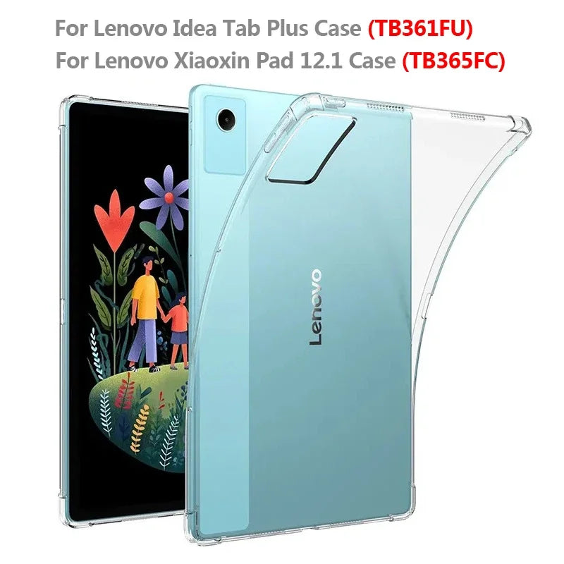Lenovo IdeaTab Plus 12.1" TB361FU Soft TPU Clear Case Cover