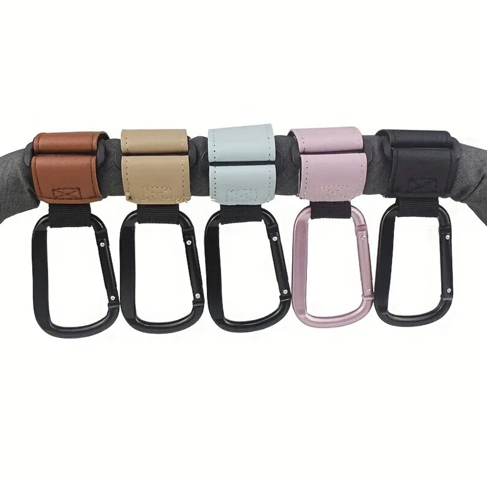 Universal Heavy-Duty Stroller Hooks – Diaper Bag Clips