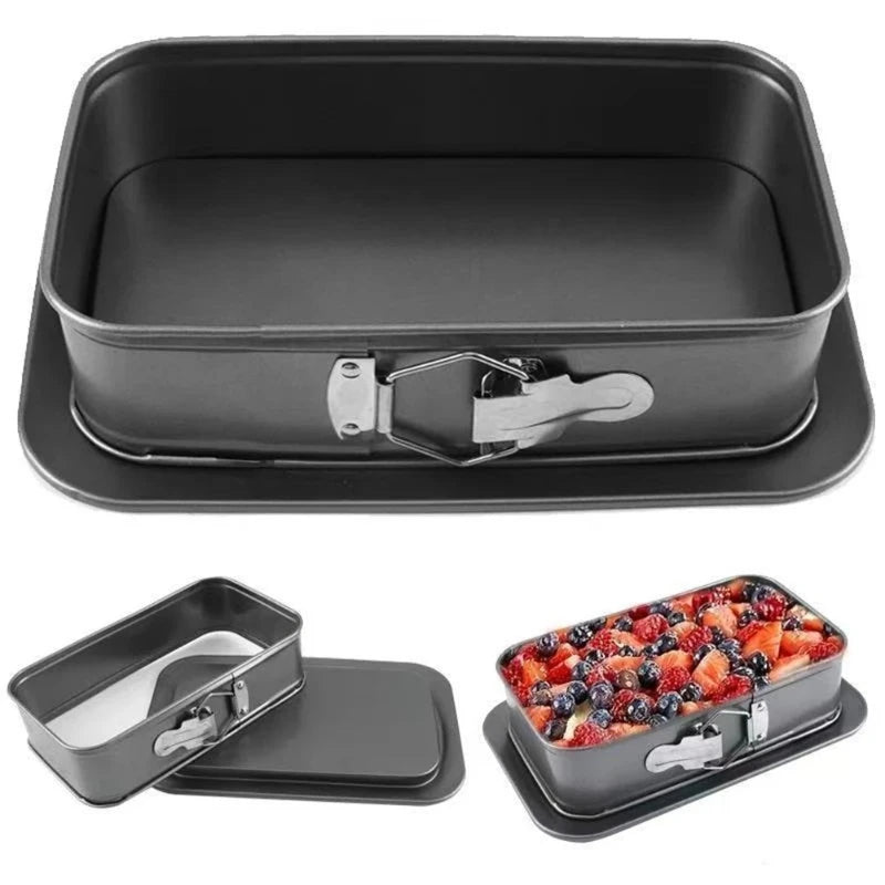 Rectangular Cake Pan with Removable Bottom | Carbon Steel