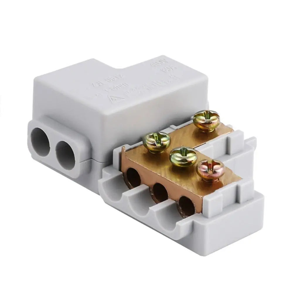 Brass Quick Terminal Block Wire Connector 60A 400V Splice